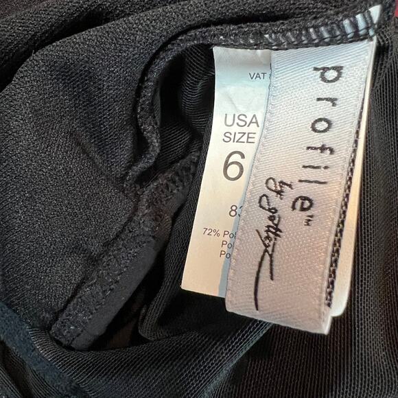 Profile x Gottex Swimsuit One Piece Black Swimwear - 6 - Picture 3 of 7